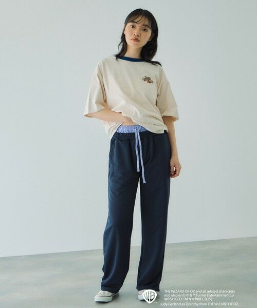 VICKY / ビッキー カットソー | OZTMリンガーバックプリントTシャツ≪洗濯機で洗える≫ | 詳細3