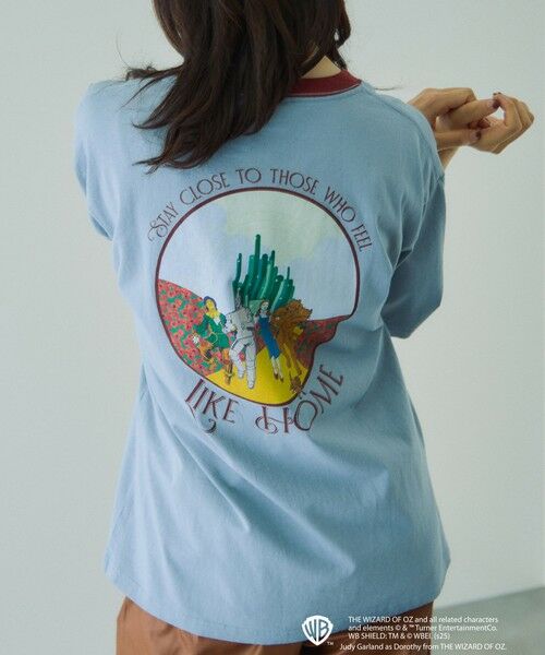 VICKY / ビッキー カットソー | OZTMリンガーバックプリントTシャツ≪洗濯機で洗える≫ | 詳細19