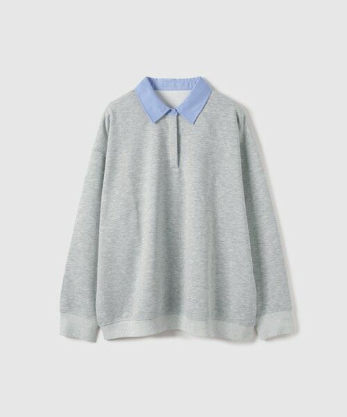 VICKY / ビッキー カットソー | 配色ポロスウェットプルオーバー≪セットアップ対応/手洗い可能≫ | 詳細14