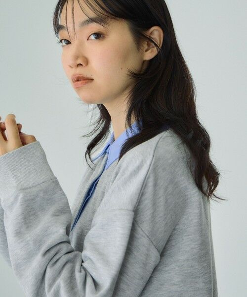 VICKY / ビッキー カットソー | 配色ポロスウェットプルオーバー≪セットアップ対応/手洗い可能≫ | 詳細10