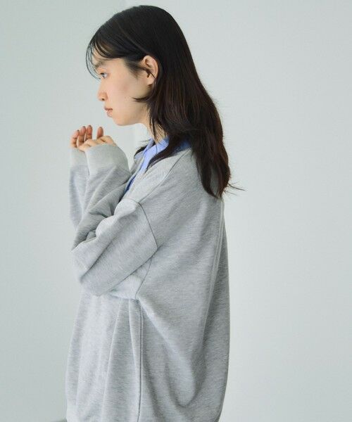 VICKY / ビッキー カットソー | 配色ポロスウェットプルオーバー≪セットアップ対応/手洗い可能≫ | 詳細11