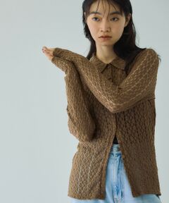 VICKY / ビッキー カットソー | カットレースポロトップス≪手洗い可能≫