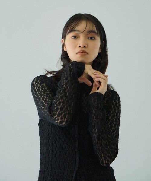 VICKY / ビッキー カットソー | カットレースポロトップス≪手洗い可能≫ | 詳細3