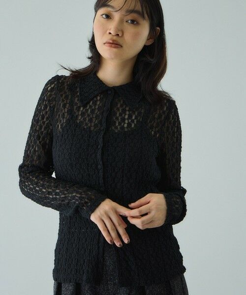 VICKY / ビッキー カットソー | カットレースポロトップス≪手洗い可能≫ | 詳細2