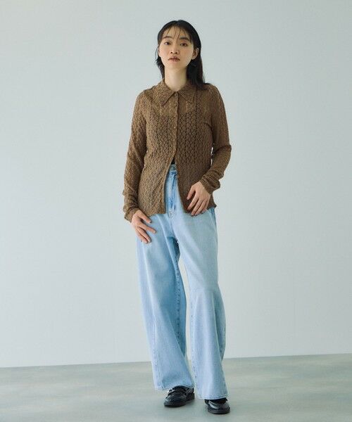 VICKY / ビッキー カットソー | カットレースポロトップス≪手洗い可能≫ | 詳細6