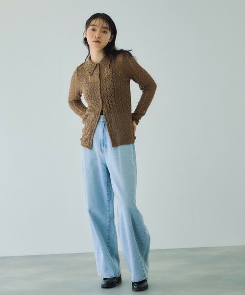 VICKY / ビッキー カットソー | カットレースポロトップス≪手洗い可能≫ | 詳細7