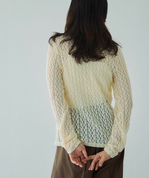 VICKY / ビッキー カットソー | カットレースポロトップス≪手洗い可能≫ | 詳細18