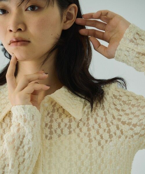 VICKY / ビッキー カットソー | カットレースポロトップス≪手洗い可能≫ | 詳細19