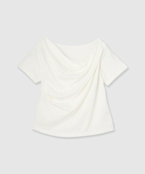 VICKY / ビッキー カットソー | アシンメトリードレープカットソー≪手洗い可能≫ | 詳細5