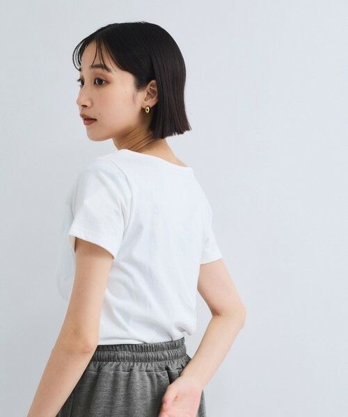 VICKY / ビッキー カットソー | アシンメトリードレープカットソー≪手洗い可能≫ | 詳細1