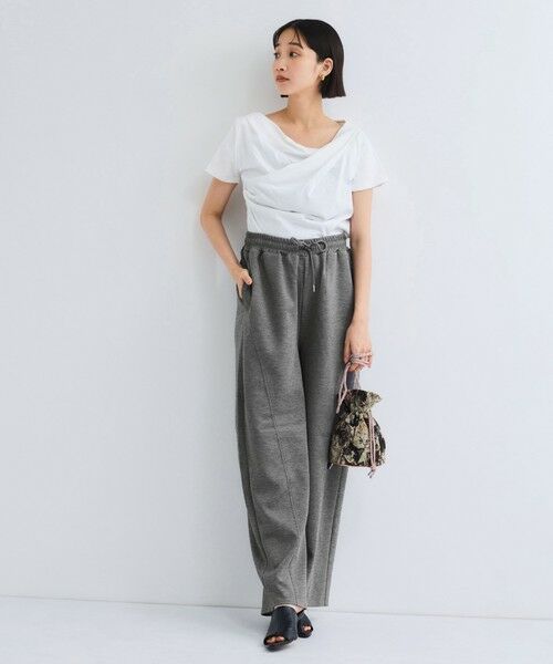 VICKY / ビッキー カットソー | アシンメトリードレープカットソー≪手洗い可能≫ | 詳細3