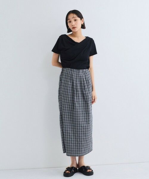 VICKY / ビッキー カットソー | アシンメトリードレープカットソー≪手洗い可能≫ | 詳細7