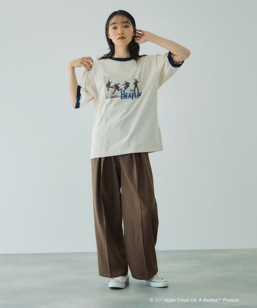 VICKY / ビッキー カットソー | THE　BEATLESフォトツアーロゴT≪洗濯機で洗える≫ | 詳細3