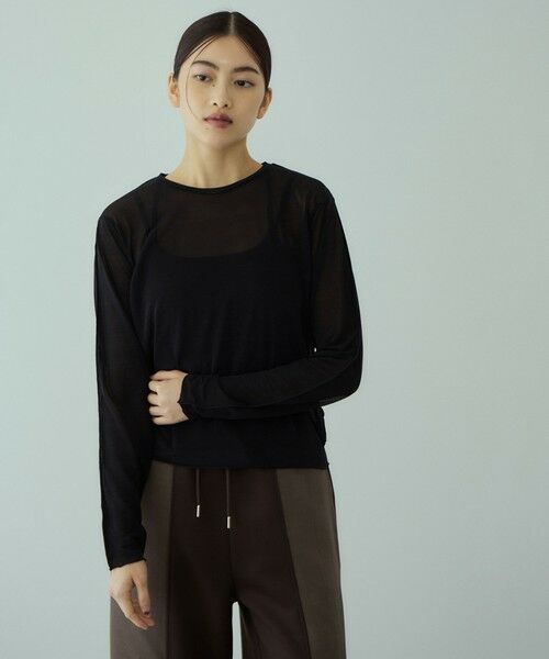 VICKY / ビッキー カットソー | セカンドスキンシアープルオーバー≪手洗い可能≫ | 詳細10