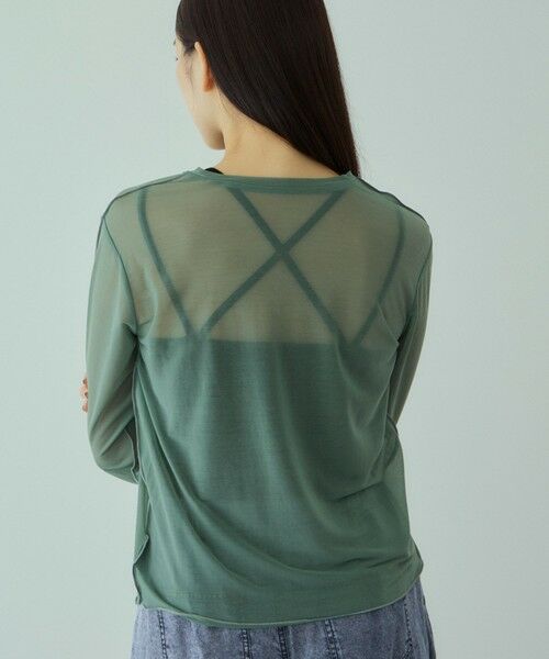 VICKY / ビッキー カットソー | セカンドスキンシアープルオーバー≪手洗い可能≫ | 詳細15