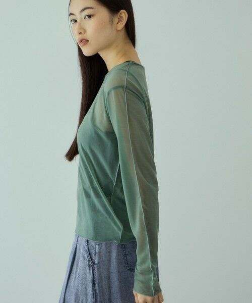 VICKY / ビッキー カットソー | セカンドスキンシアープルオーバー≪手洗い可能≫ | 詳細16