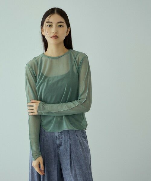 VICKY / ビッキー カットソー | セカンドスキンシアープルオーバー≪手洗い可能≫ | 詳細17