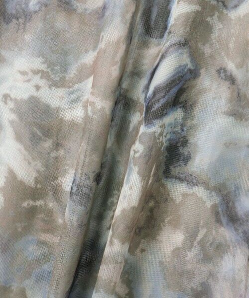 VICKY / ビッキー カットソー | ニュアンスアート柄シアープルオーバー≪手洗い可能≫ | 詳細8