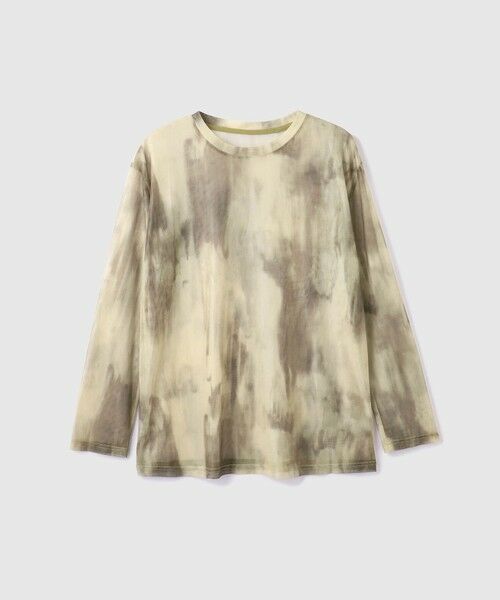 VICKY / ビッキー カットソー | ニュアンスアート柄シアープルオーバー≪手洗い可能≫ | 詳細12