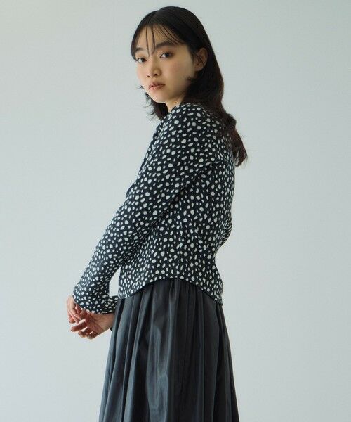 VICKY / ビッキー カットソー | アニマルソウガラボートネックプルオーバー≪手洗い可能≫ | 詳細2