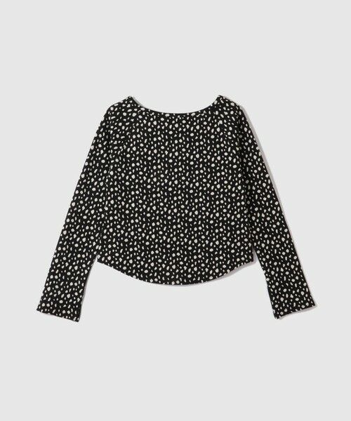 VICKY / ビッキー カットソー | アニマルソウガラボートネックプルオーバー≪手洗い可能≫ | 詳細6