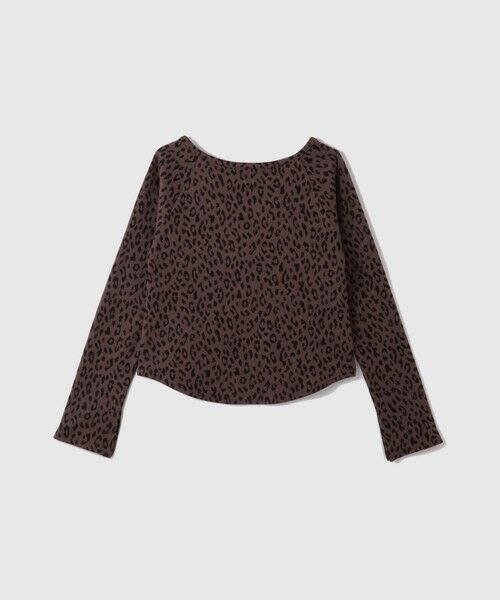 VICKY / ビッキー カットソー | アニマルソウガラボートネックプルオーバー≪手洗い可能≫ | 詳細9