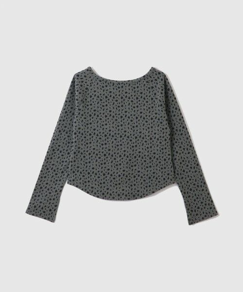 VICKY / ビッキー カットソー | アニマルソウガラボートネックプルオーバー≪手洗い可能≫ | 詳細23