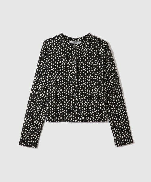 VICKY / ビッキー カーディガン・ボレロ | アニマル柄カーディガン≪手洗い可能≫ | 詳細3