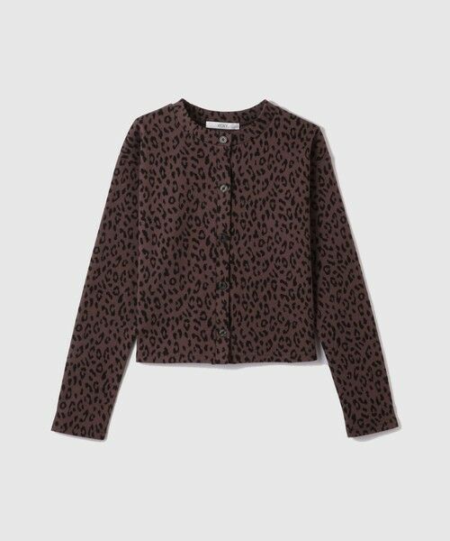VICKY / ビッキー カーディガン・ボレロ | アニマル柄カーディガン≪手洗い可能≫ | 詳細7