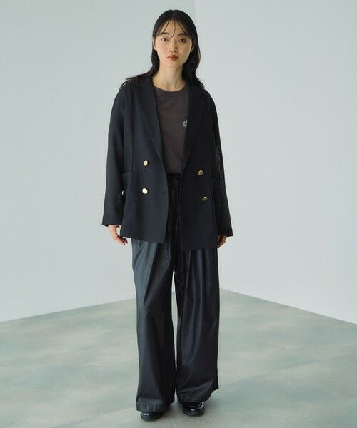 VICKY / ビッキー その他パンツ | シアーレザー調イージーテーパードパンツ≪手洗い可能≫ | 詳細7