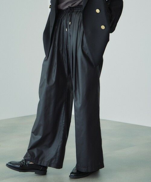 VICKY / ビッキー その他パンツ | シアーレザー調イージーテーパードパンツ≪手洗い可能≫ | 詳細1