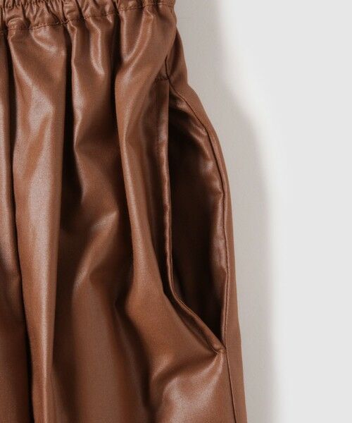 VICKY / ビッキー その他パンツ | シアーレザー調イージーテーパードパンツ≪手洗い可能≫ | 詳細20