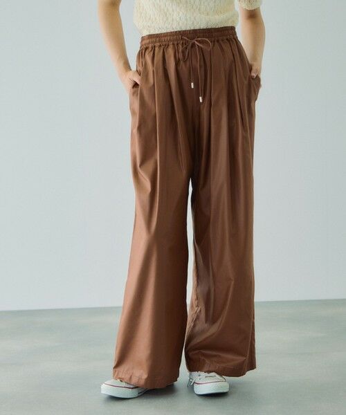 VICKY / ビッキー その他パンツ | シアーレザー調イージーテーパードパンツ≪手洗い可能≫ | 詳細11