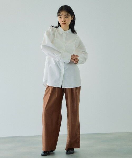 VICKY / ビッキー その他パンツ | シアーレザー調イージーテーパードパンツ≪手洗い可能≫ | 詳細14