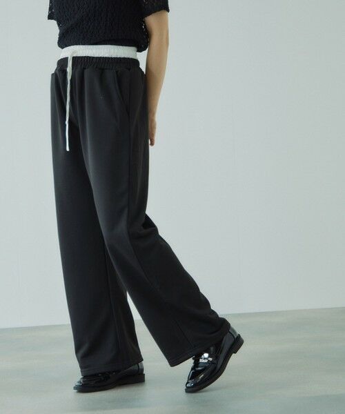 VICKY / ビッキー その他パンツ | 配色ドッキングスウェットパンツ≪セットアップ対応/手洗い可能≫ | 詳細2