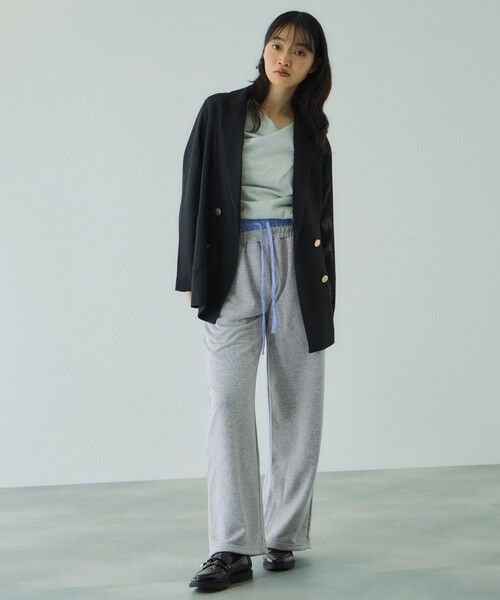 VICKY / ビッキー その他パンツ | 配色ドッキングスウェットパンツ≪セットアップ対応/手洗い可能≫ | 詳細10