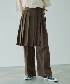 VICKY / ビッキー その他パンツ | ラッププリーツスカートセットパンツ≪手洗い可能≫