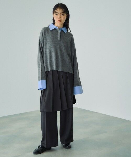 VICKY / ビッキー その他パンツ | ラッププリーツスカートセットパンツ≪手洗い可能≫ | 詳細4