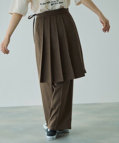 VICKY / ビッキー その他パンツ | ラッププリーツスカートセットパンツ≪手洗い可能≫ | 詳細7