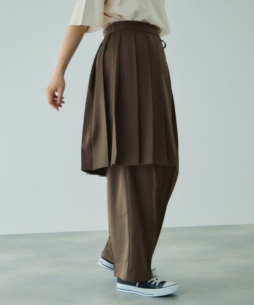 VICKY / ビッキー その他パンツ | ラッププリーツスカートセットパンツ≪手洗い可能≫ | 詳細8