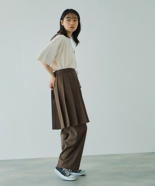 VICKY / ビッキー その他パンツ | ラッププリーツスカートセットパンツ≪手洗い可能≫ | 詳細12