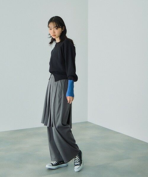 VICKY / ビッキー その他パンツ | ラッププリーツスカートセットパンツ≪手洗い可能≫ | 詳細18