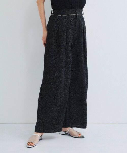 VICKY / ビッキー その他パンツ | ライトツィード2タックパンツ≪セットアップ対応/手洗い可能≫ | 詳細1