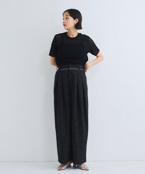 VICKY / ビッキー その他パンツ | ライトツィード2タックパンツ≪セットアップ対応/手洗い可能≫ | 詳細3