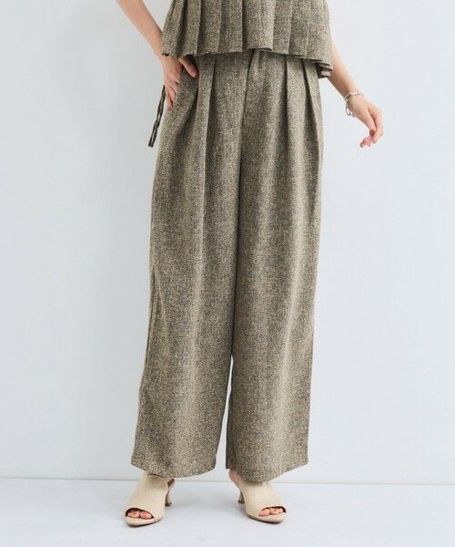 VICKY / ビッキー その他パンツ | ライトツィード2タックパンツ≪セットアップ対応/手洗い可能≫ | 詳細6