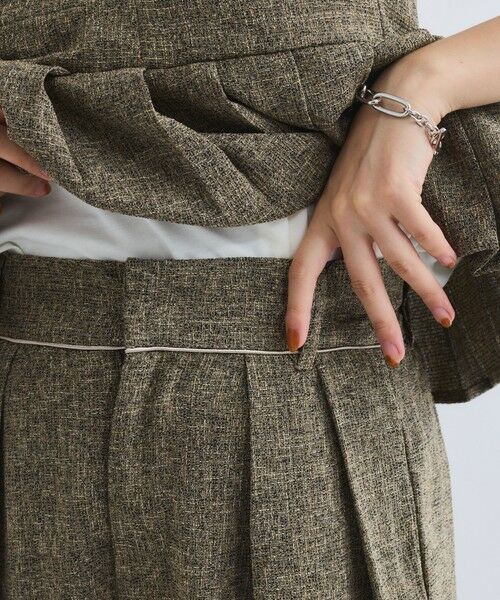 VICKY / ビッキー その他パンツ | ライトツィード2タックパンツ≪セットアップ対応/手洗い可能≫ | 詳細8
