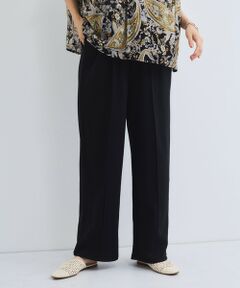 VICKY / ビッキー その他パンツ | ミニ裏毛ピンタックワイドパンツ≪手洗い可能≫