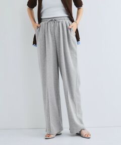 VICKY / ビッキー その他パンツ | ミニ裏毛ピンタックワイドパンツ≪手洗い可能≫