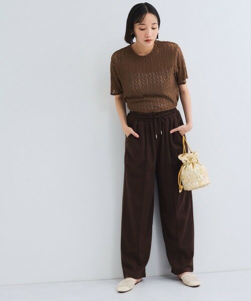 VICKY / ビッキー その他パンツ | ミニ裏毛ピンタックワイドパンツ≪手洗い可能≫ | 詳細5