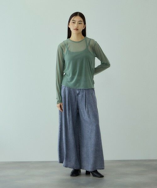 VICKY / ビッキー その他パンツ | リヨセルタックフレアパンツ≪洗濯機で洗える≫ | 詳細2